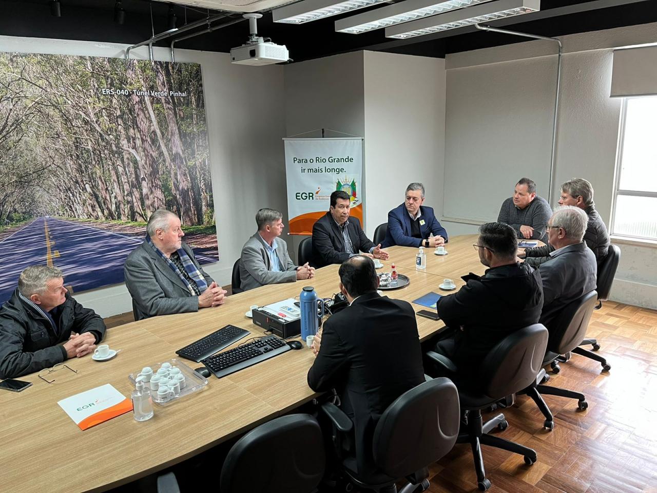 Encontro foi realizado na sede da EGR, em Porto Alegre - crédito: Gustavo Rech/EGR