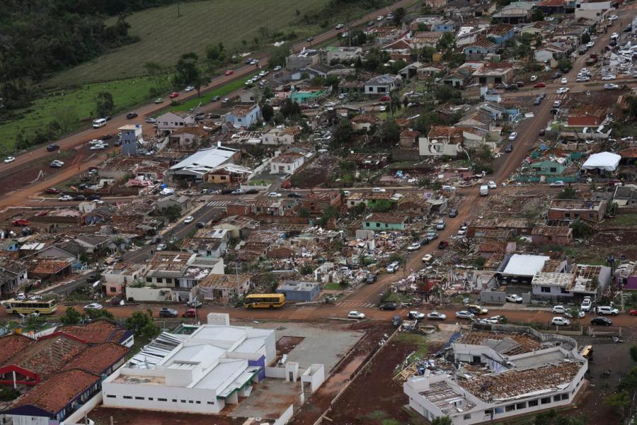 Amvat faz campanha para auxiliar município destruído por tornado no Paraná